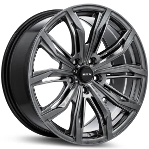 RTX Wheels – Black Widow – Black – 18″x8″ 42mm – All weather Wheels – 083260